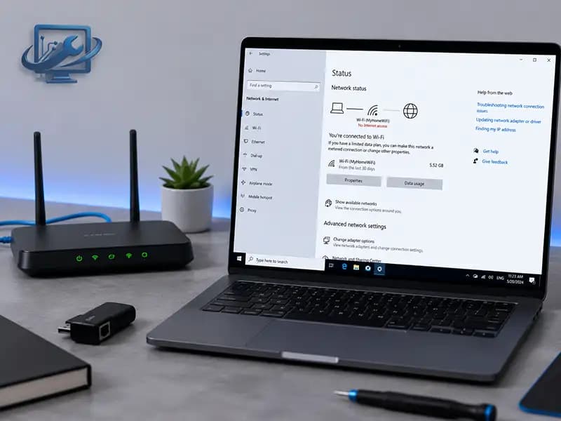 Что делать, если Wi-Fi подключён, но интернета нет на компьютере