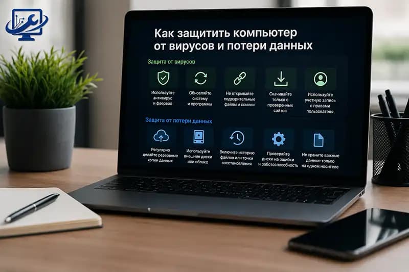 Как защитить компьютер от вирусов и потери данных