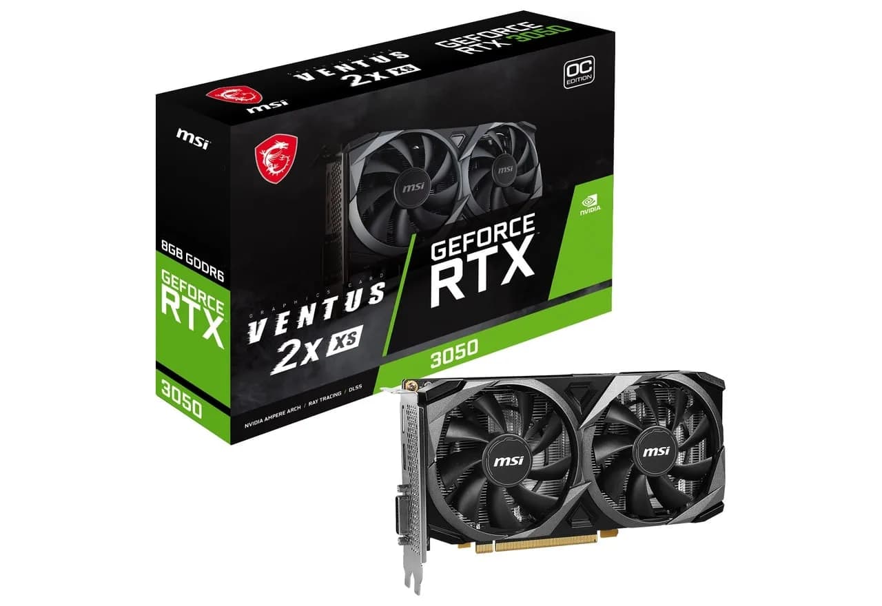 MSI GeForce RTX 3050 VENTUS 2X XS 8G OC