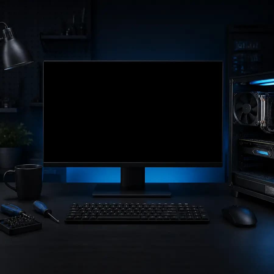 Чёрный экран после загрузки Windows — компьютер без рабочего стола и изображения