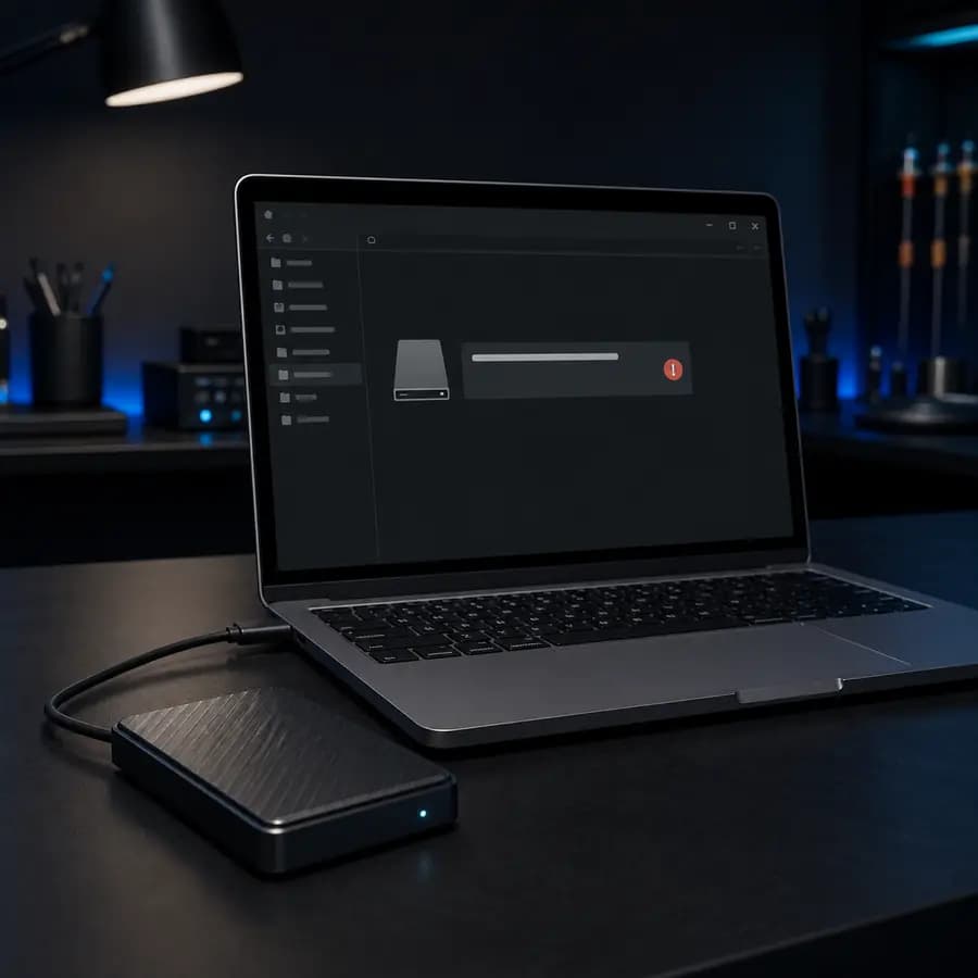 Внешний диск не открывается — диагностика USB-накопителя без форматирования