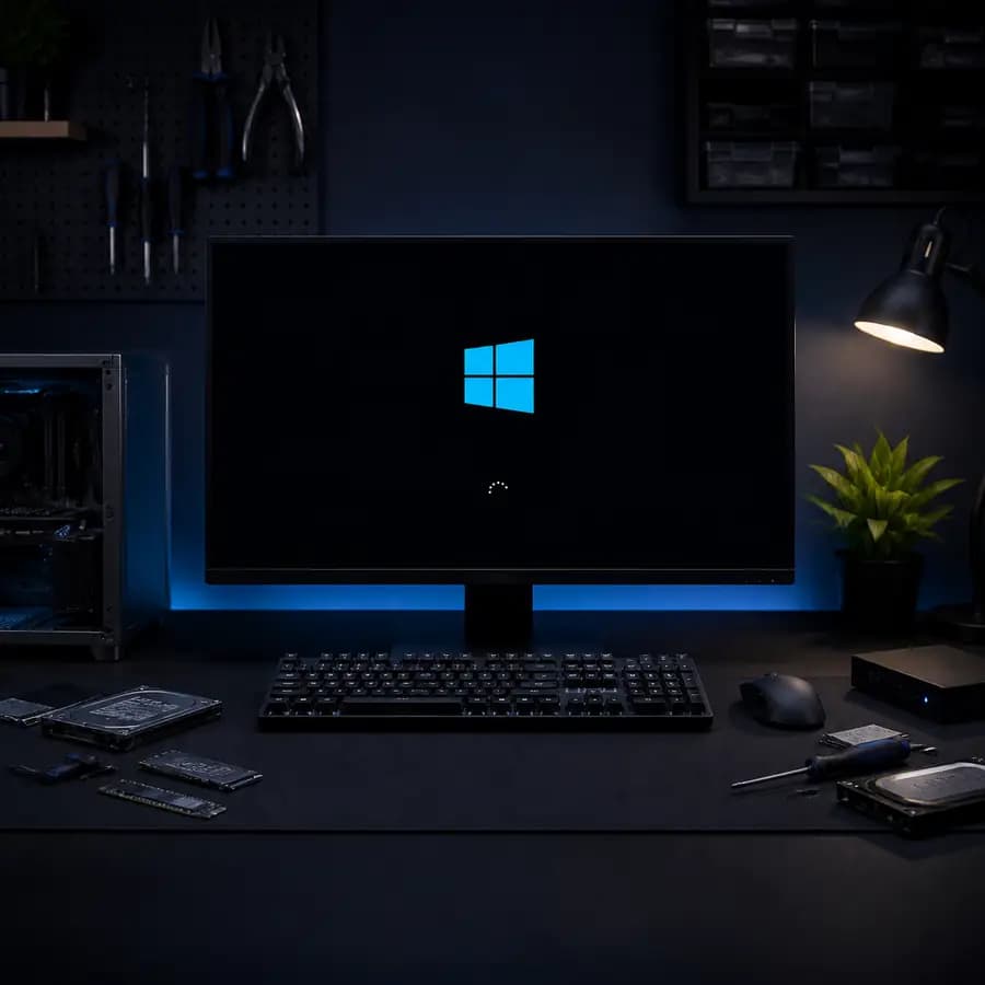 Windows зависает на логотипе — остановка загрузки системы на экране компьютера