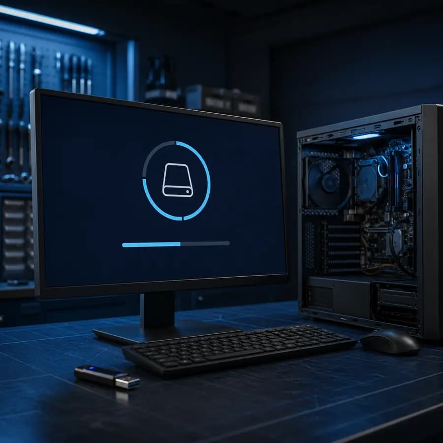 Восстановление загрузки Windows — компьютер на диагностике