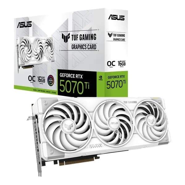 ASUS TUF Gaming GeForce RTX 5070 Ti White OC