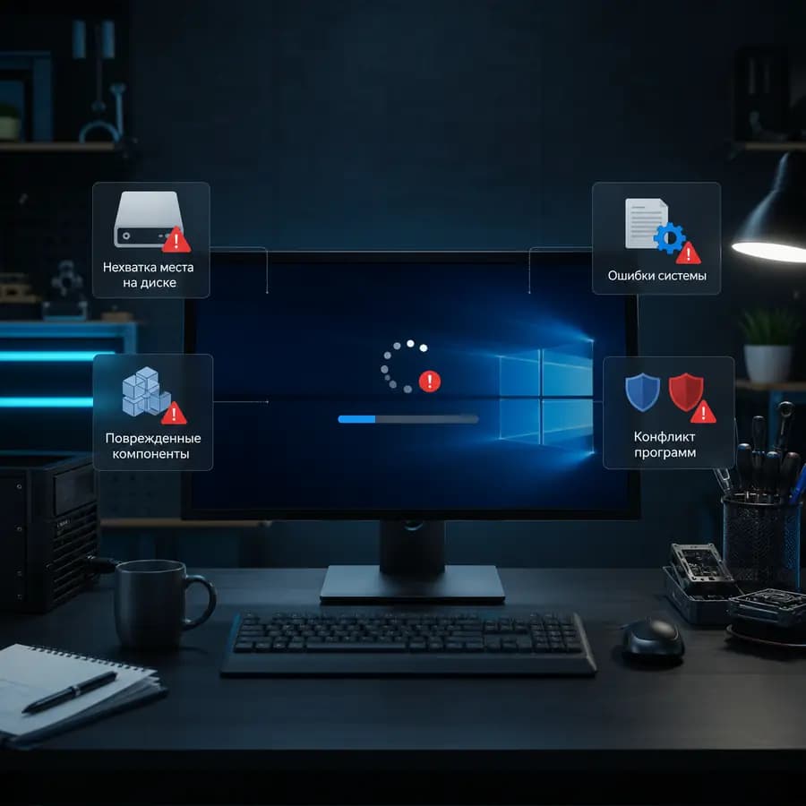 Windows не устанавливает обновления — ошибка центра обновления на компьютере