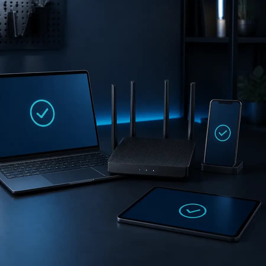 Настройка Wi-Fi и интернета — роутер и подключённые устройства